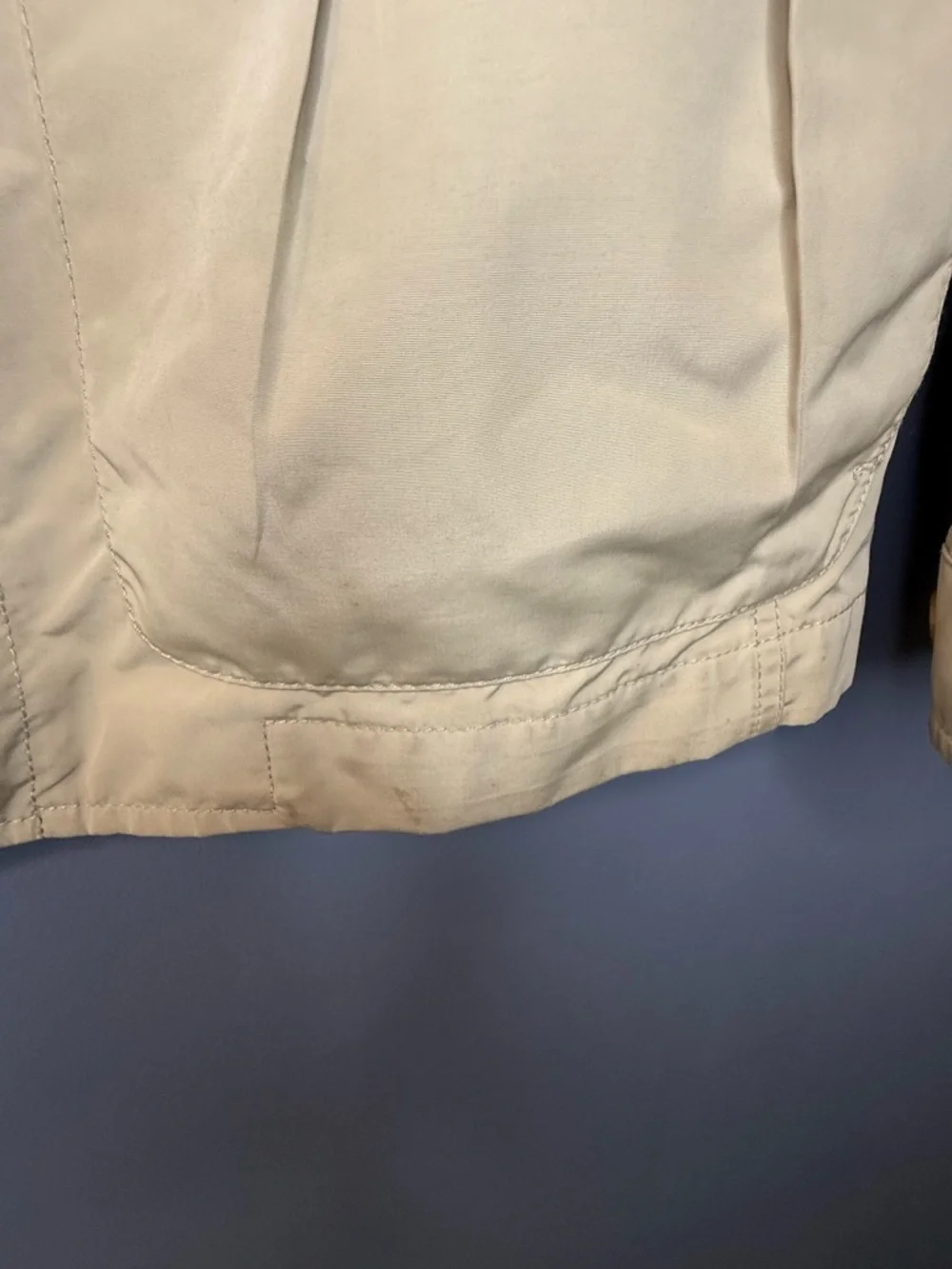 Banana Republic Men's Cream Military Field Jacket - Picture 6 of 6